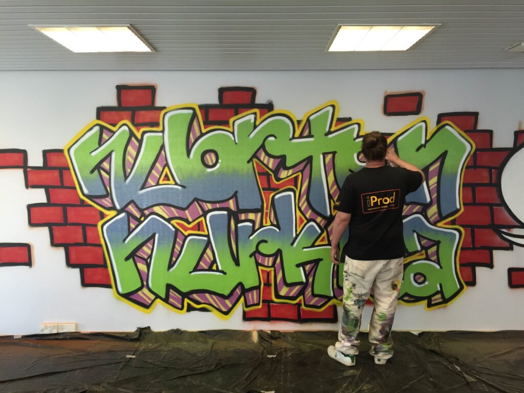 Graffitin tekoa.