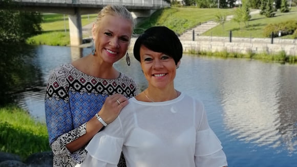 Anu Nurmela ja Jenni Tuominen.